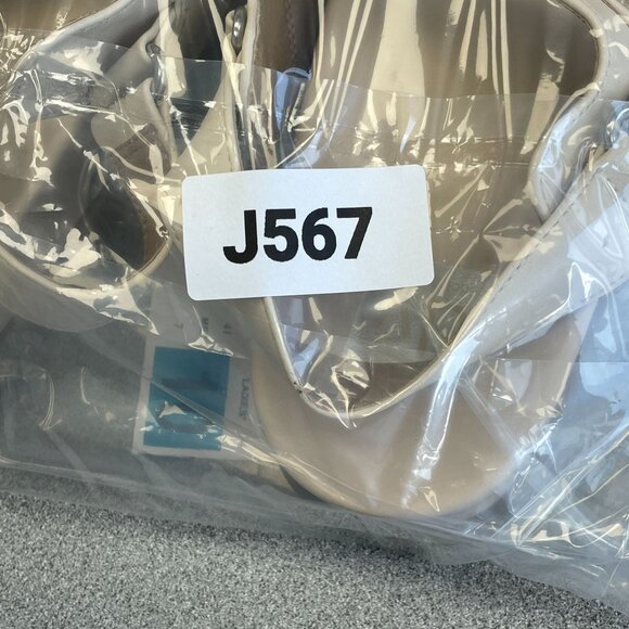 NEW Dolce Vita Argyle Beige Platform Sandals Women's Size 10 - Picture 7 of 7